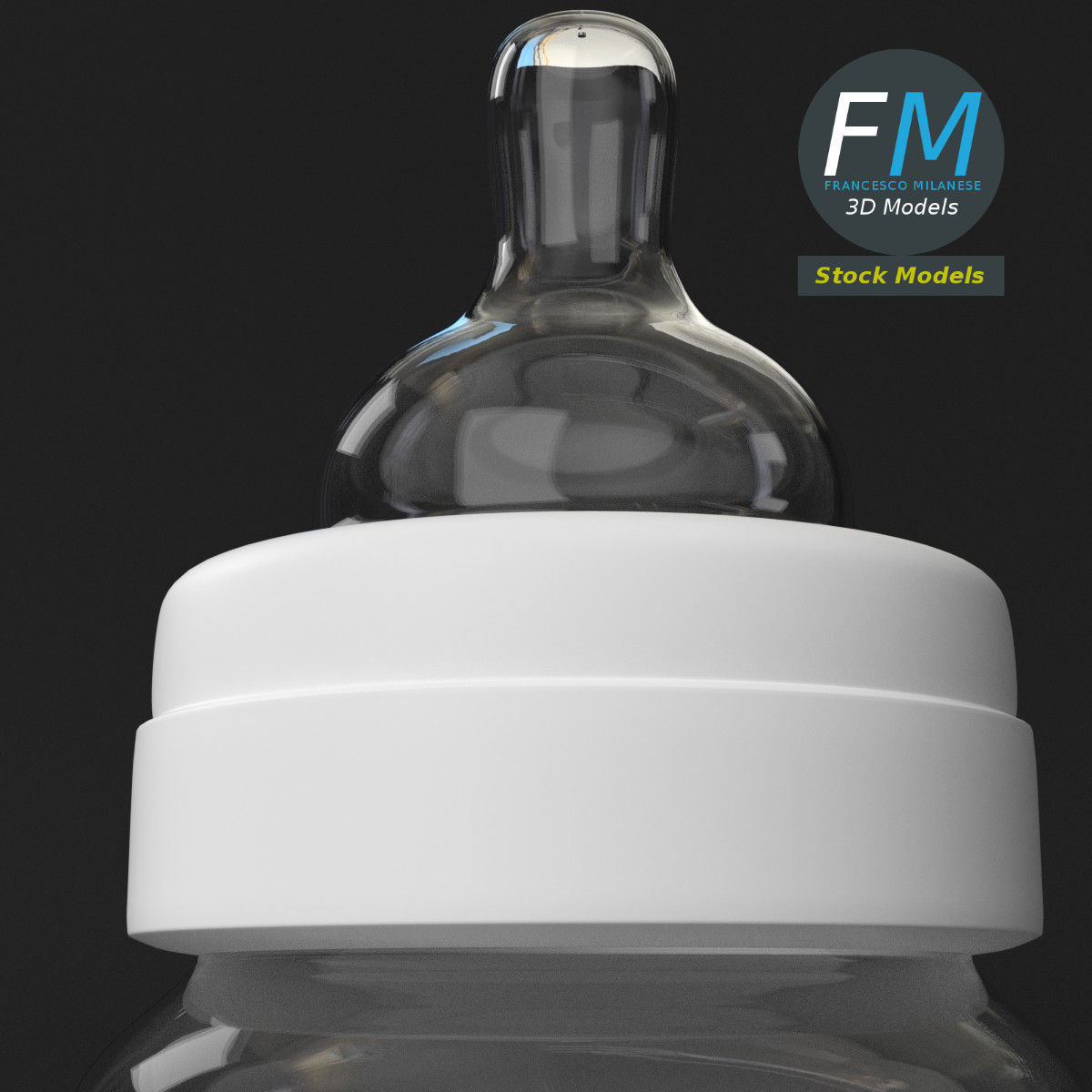 Baby bottle 3D model_5