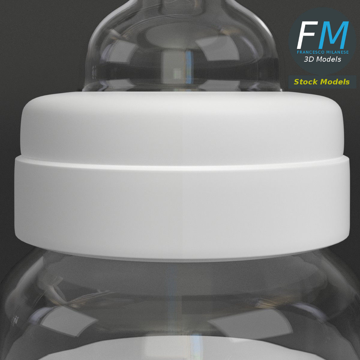 Baby bottle 3D model_4