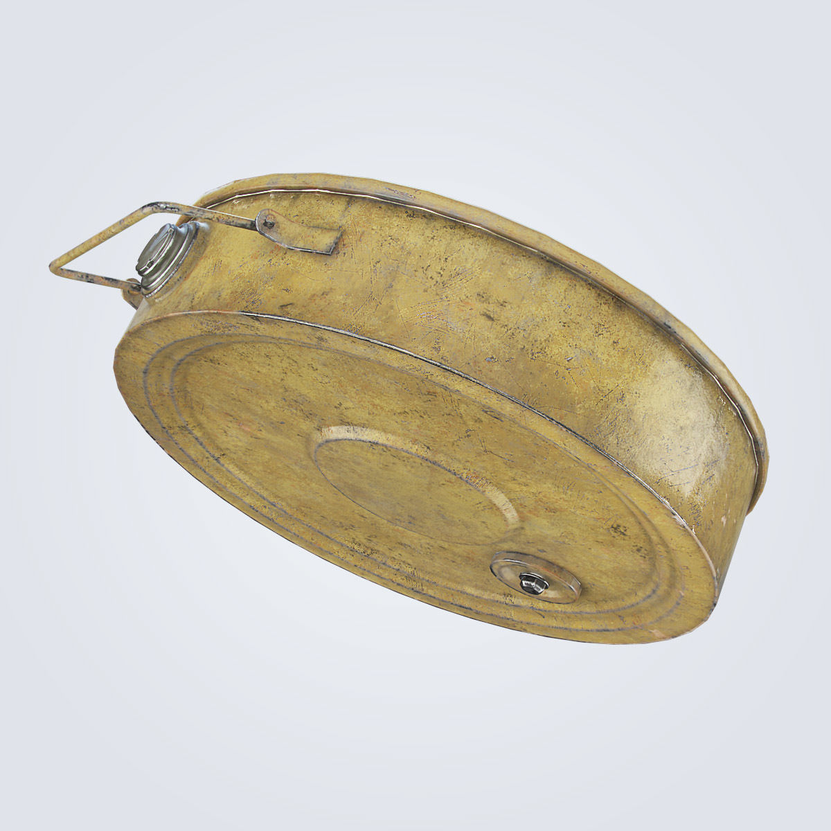 TM-46 Antitank Mine Low-poly 3D model_10