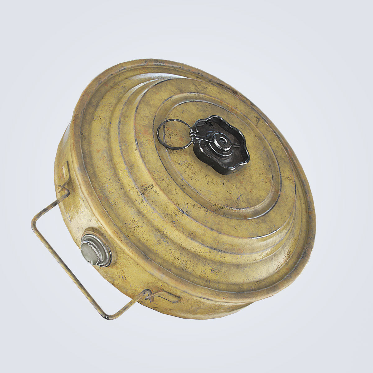 TM-46 Antitank Mine Low-poly 3D model_12
