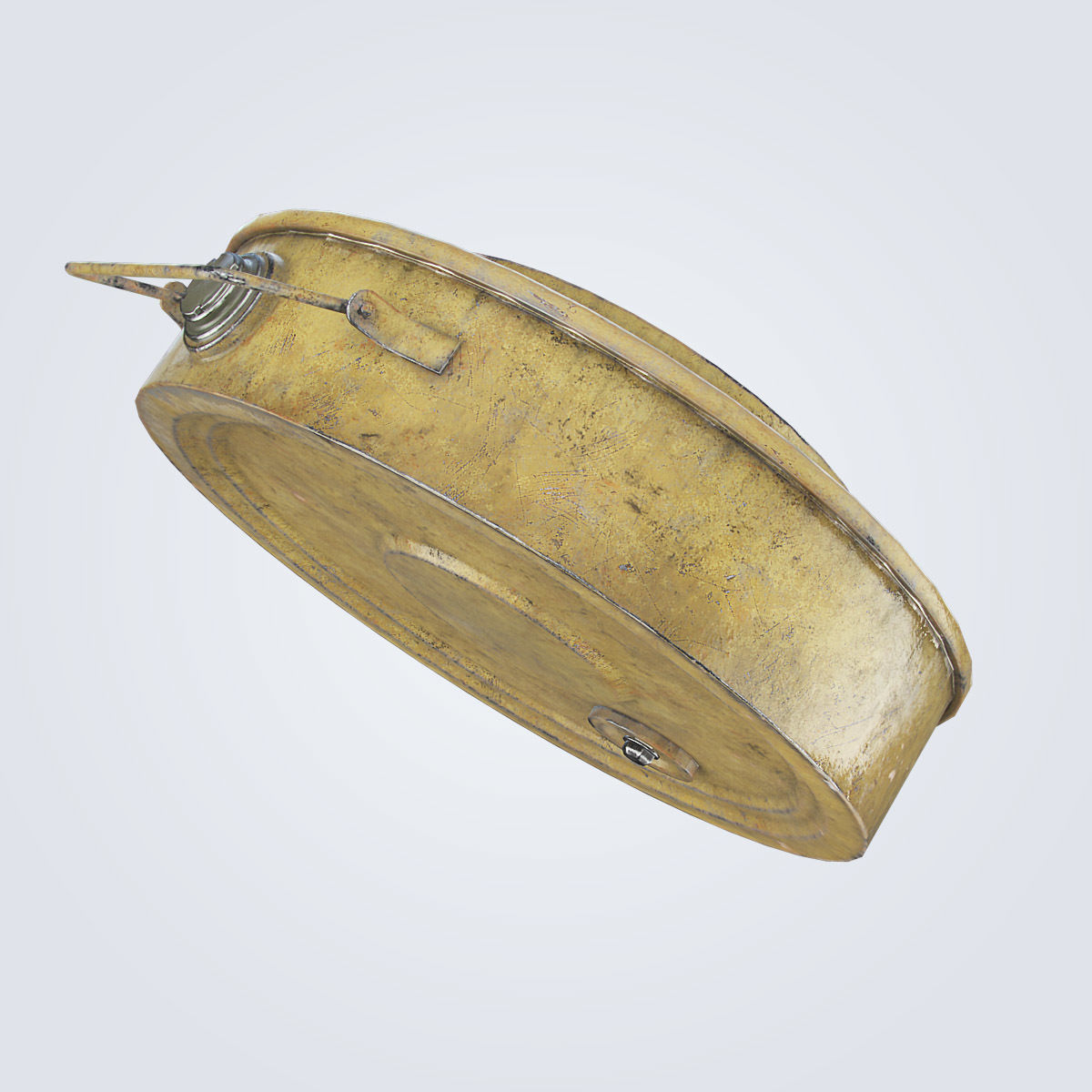 TM-46 Antitank Mine Low-poly 3D model_11