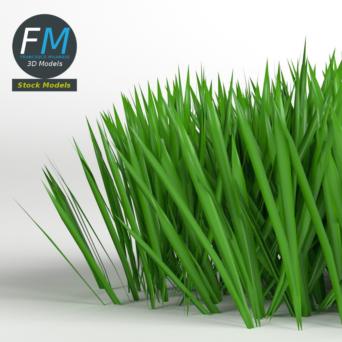 Grass Weed module 1 3D model_3