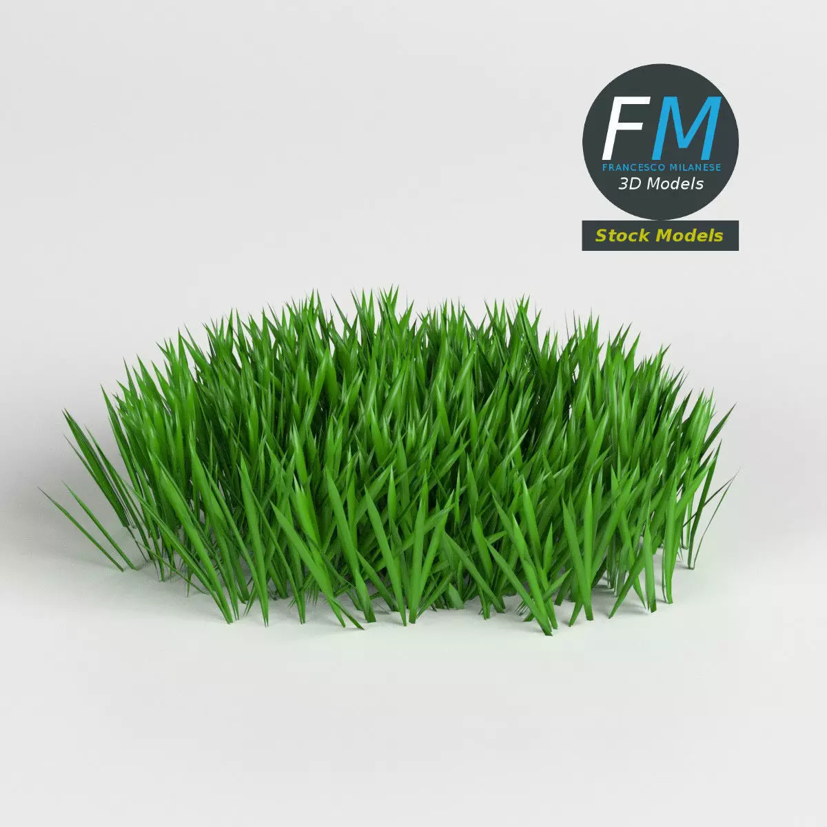 Grass Weed module 1 3D model_0