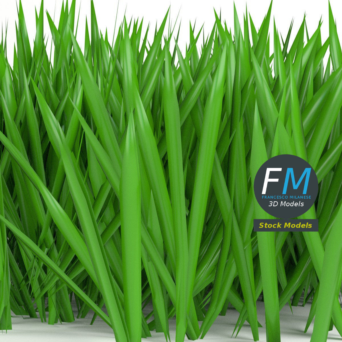 Grass Weed module 1 3D model_4