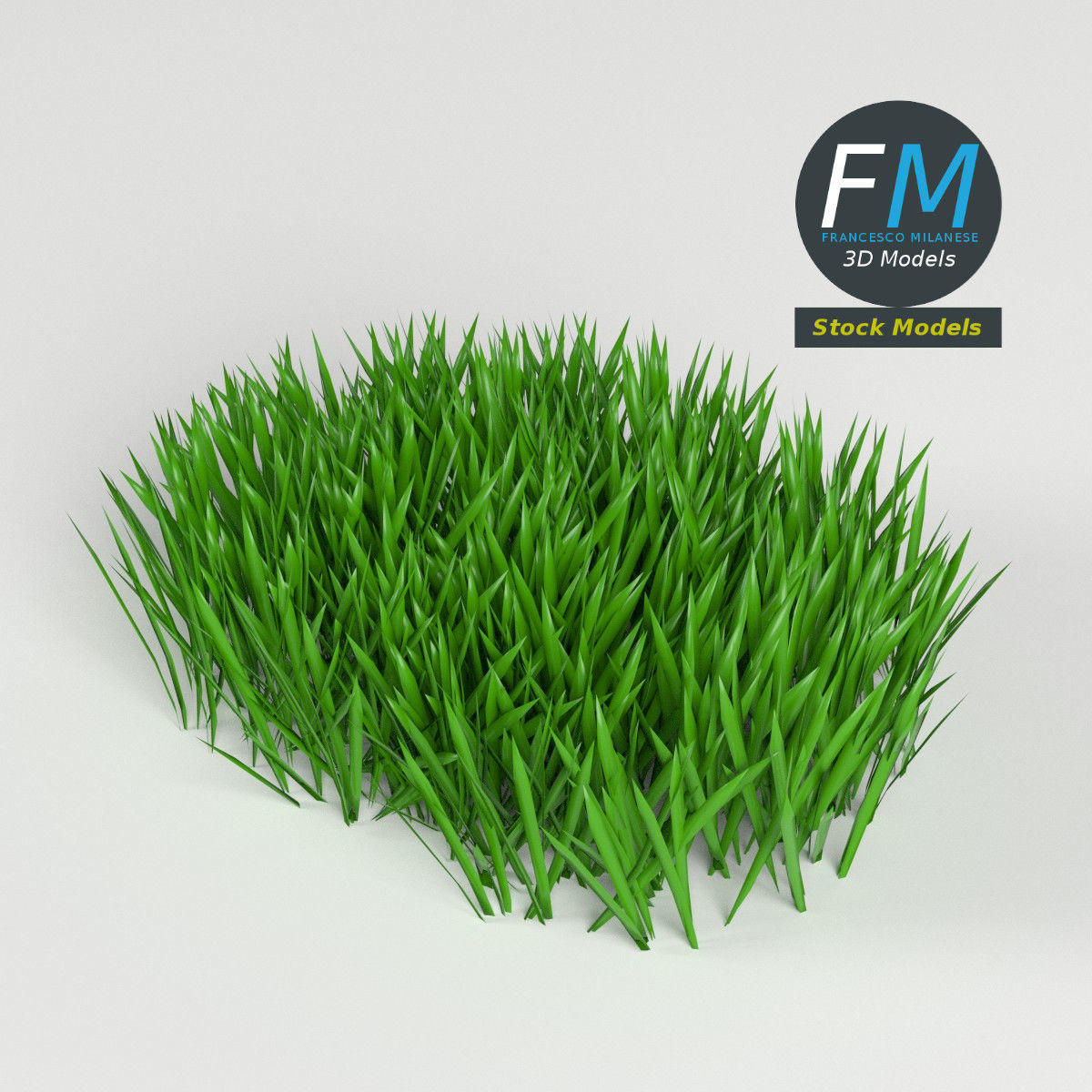 Grass Weed module 1 3D model_2