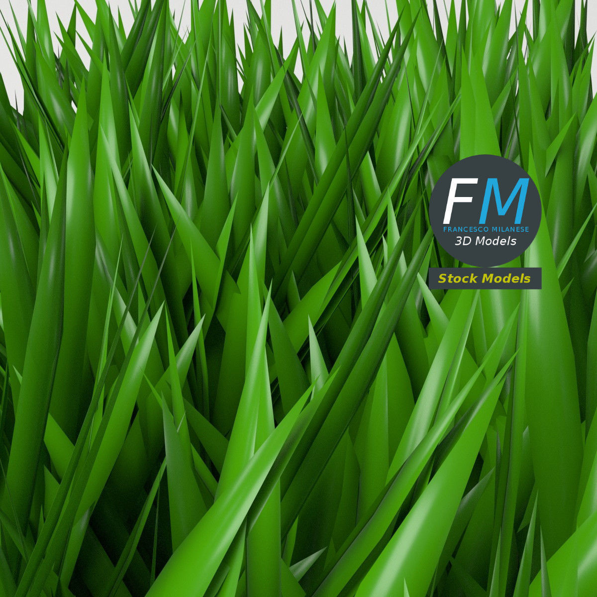 Grass Weed module 1 3D model_5