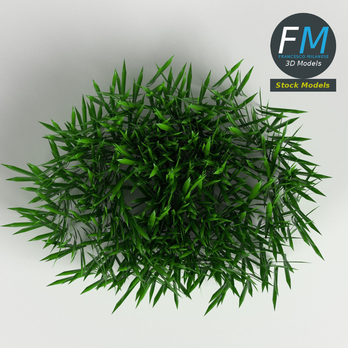 Grass Weed module 1 3D model_6