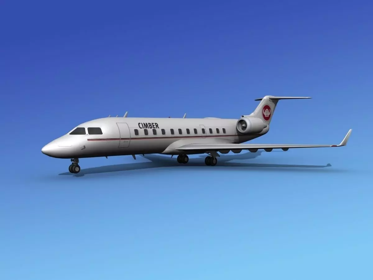 Canadair CRJ100 Cimber 3D model