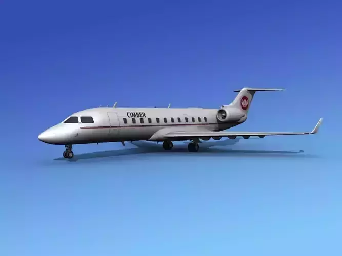 Canadair CRJ100 Cimber 3D model