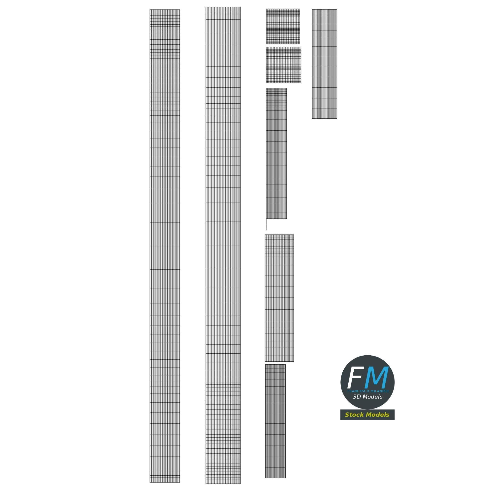 Tie 2 necktie 3D model_11