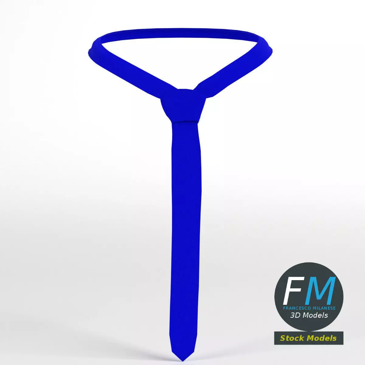 Tie 2 necktie 3D model_0