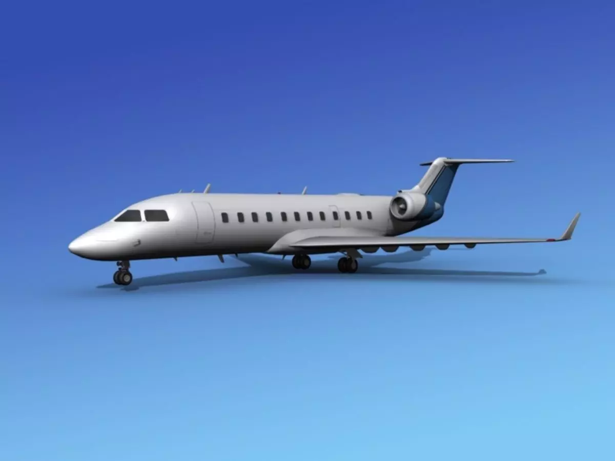 Canadair CRJ100 Corporate 2 3D model_0
