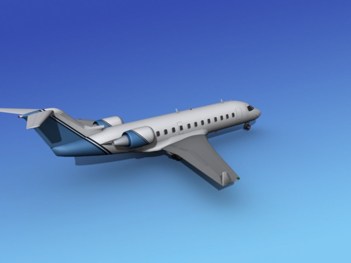 Canadair CRJ100 Corporate 2 3D model_3
