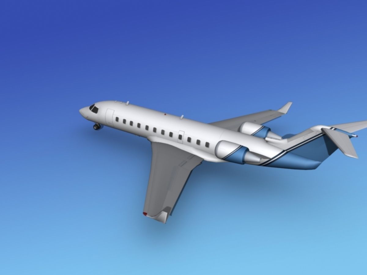 Canadair CRJ100 Corporate 2 3D model_9