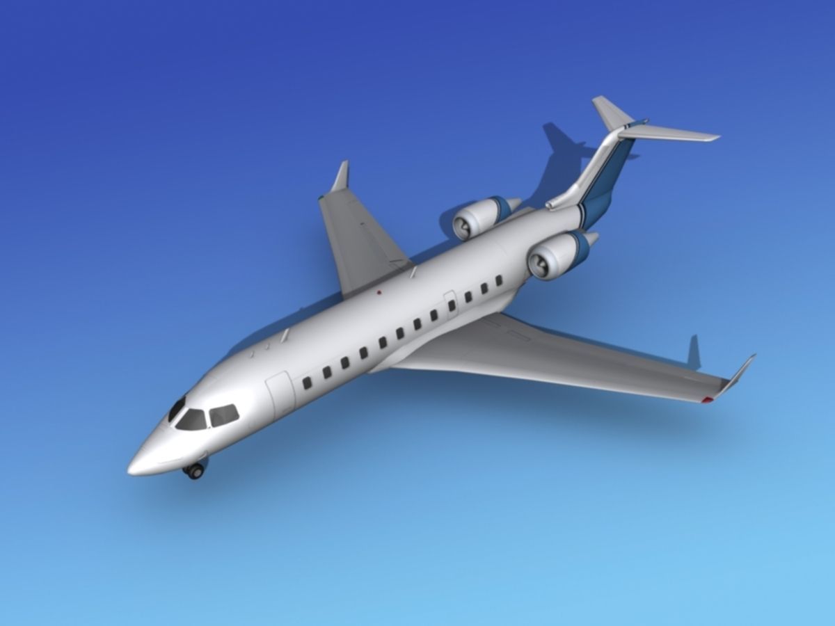 Canadair CRJ100 Corporate 2 3D model_10