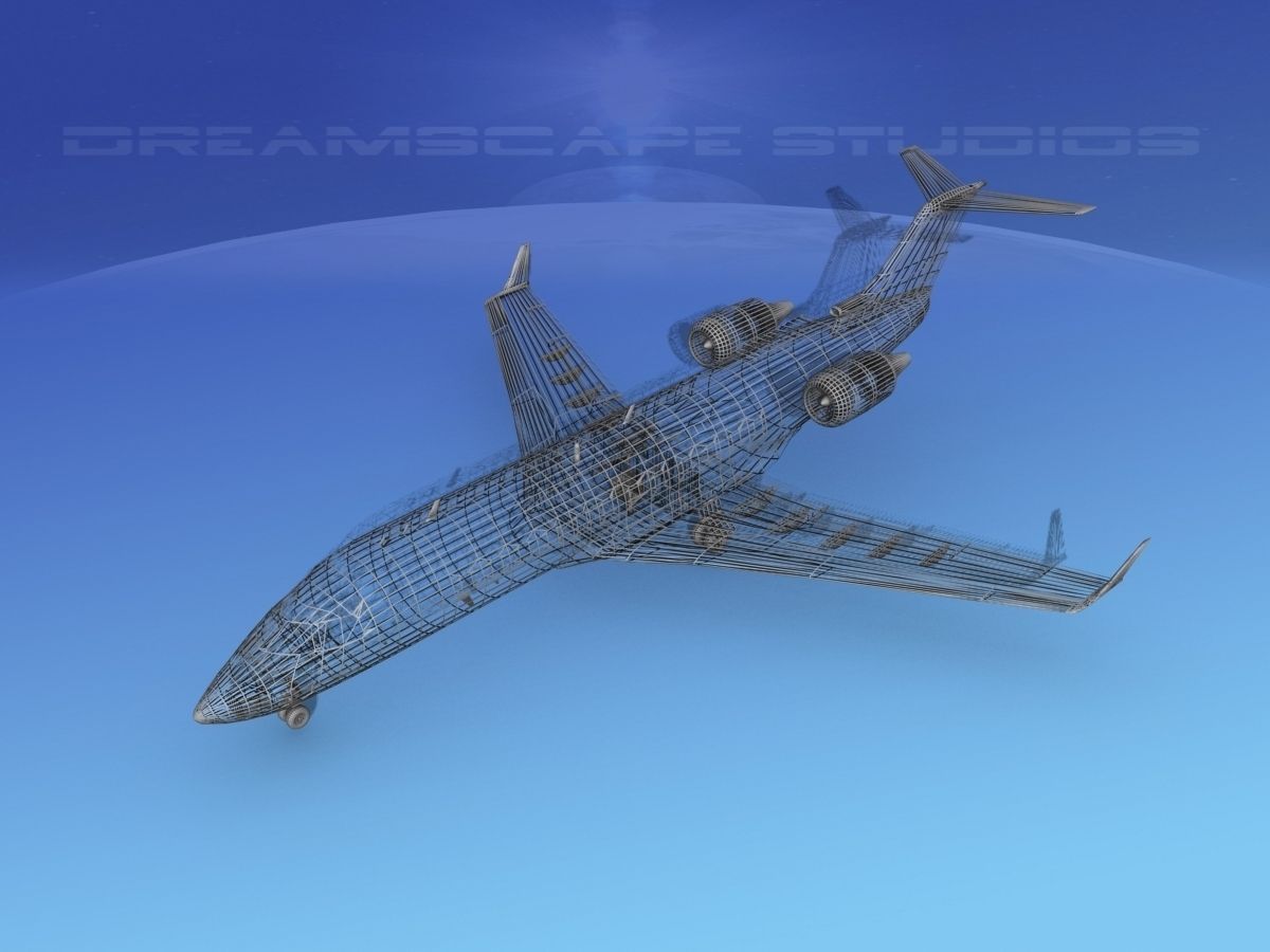 Canadair CRJ100 Corporate 2 3D model_15