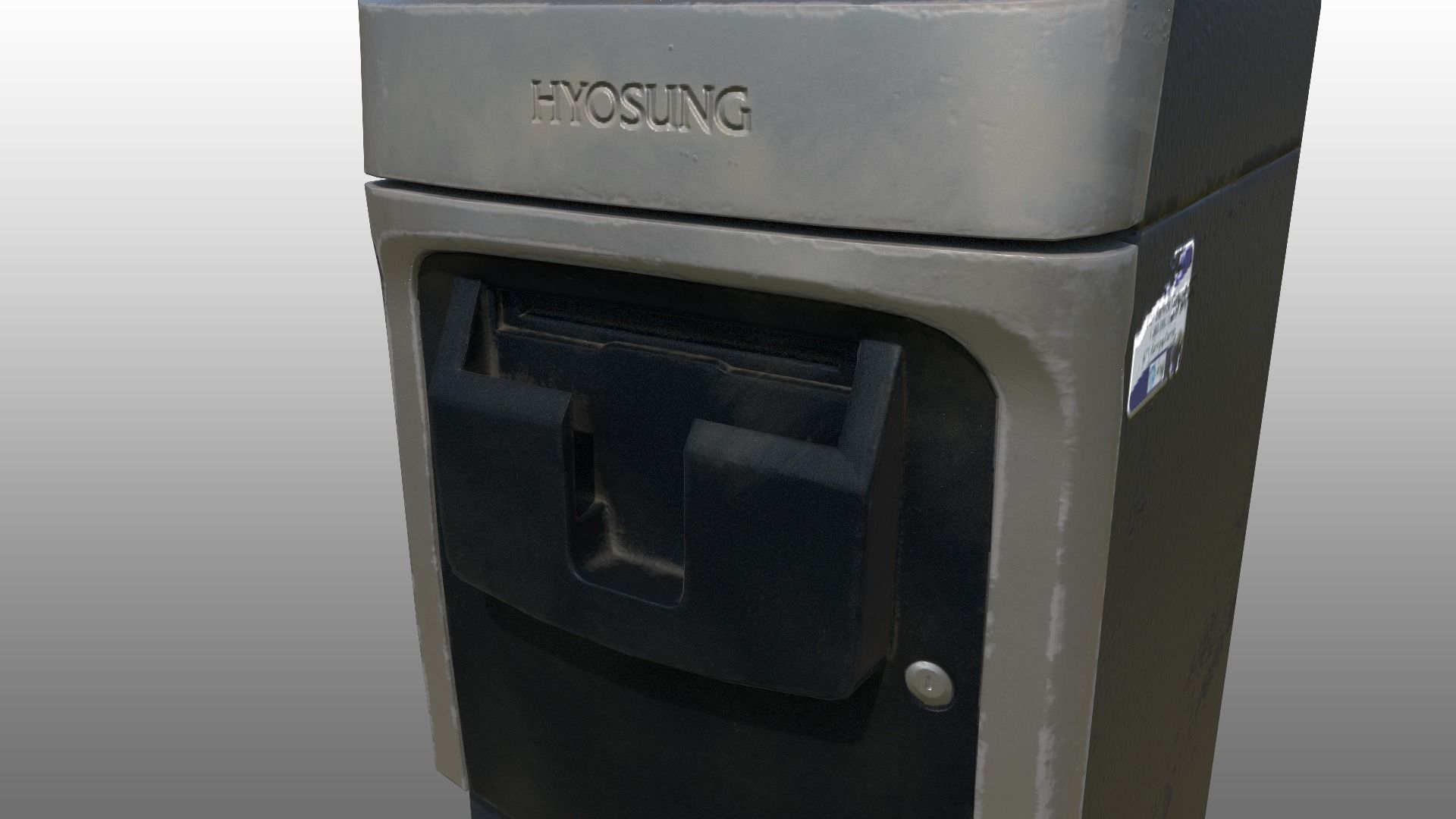 Hyosung ATM  Low-poly 3D model_3