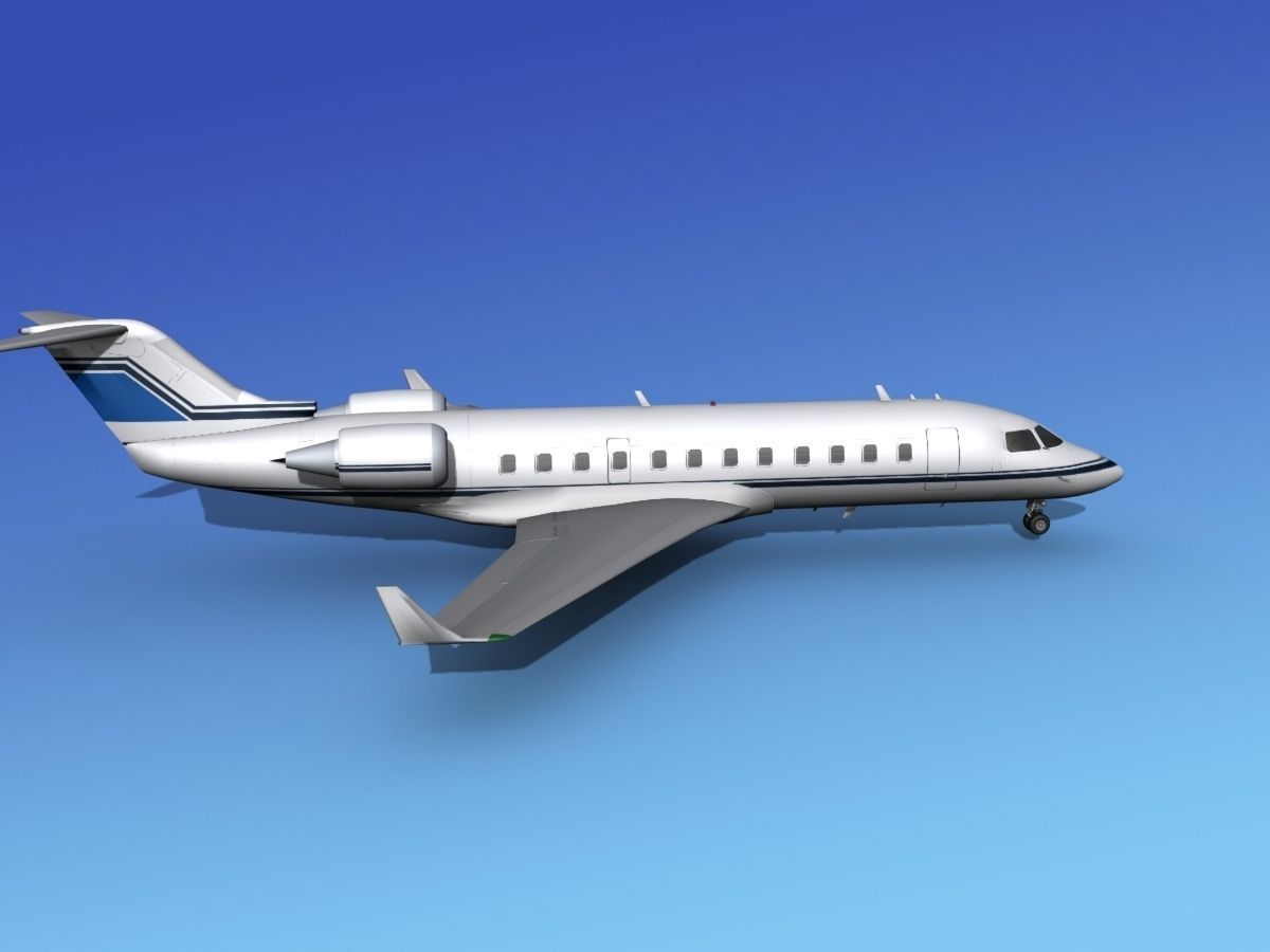 Canadair CRJ100 Corporate 3 3D model_3