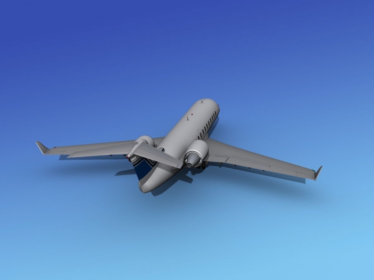 Canadair CRJ100 Corporate 3 3D model_6