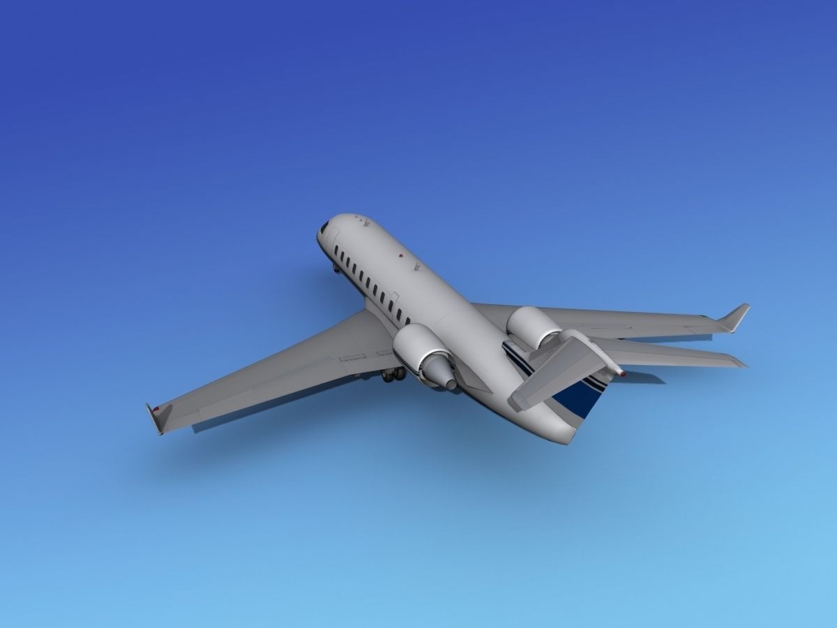Canadair CRJ100 Corporate 3 3D model_7