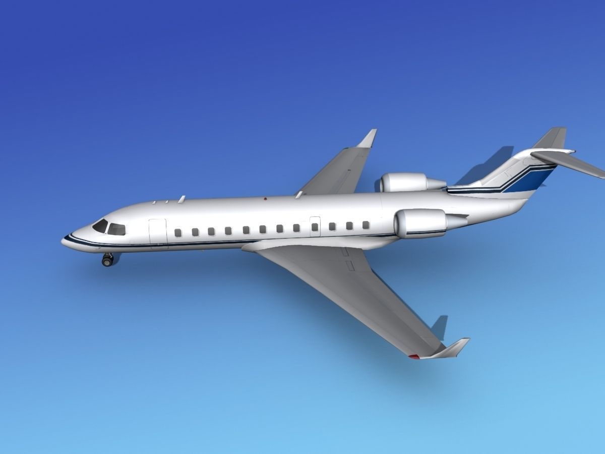 Canadair CRJ100 Corporate 3 3D model_9