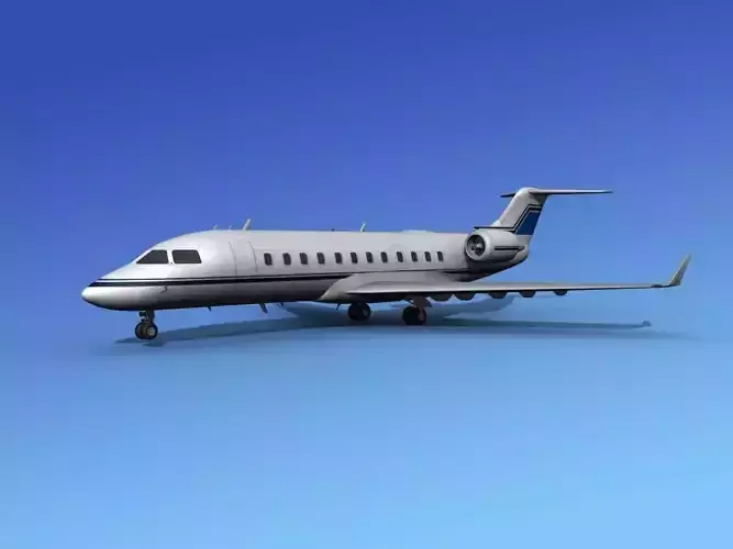 Canadair CRJ100 Corporate 3 3D model