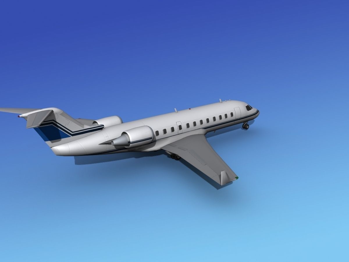 Canadair CRJ100 Corporate 3 3D model_5