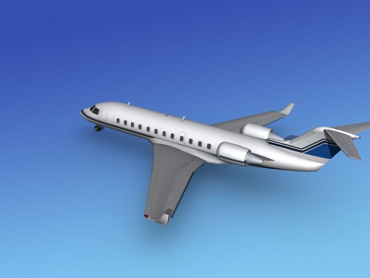 Canadair CRJ100 Corporate 3 3D model_8