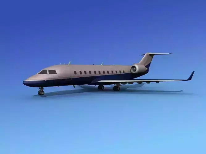 Canadair CRJ100 Executive 3D model