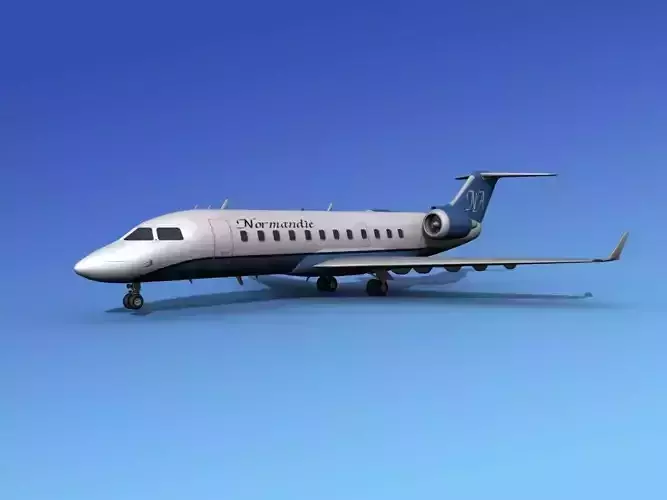 Canadair CRJ100 Normandie 3D model