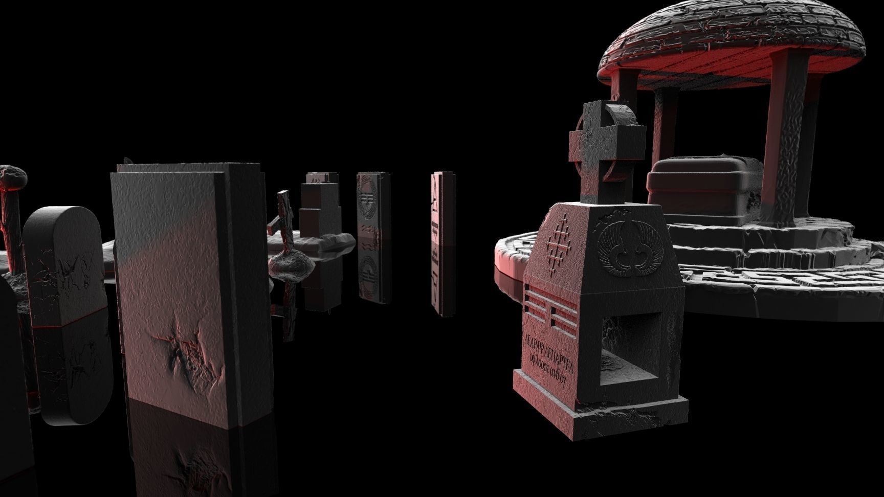 Ultimate Gravestone Collection 3D print model_6