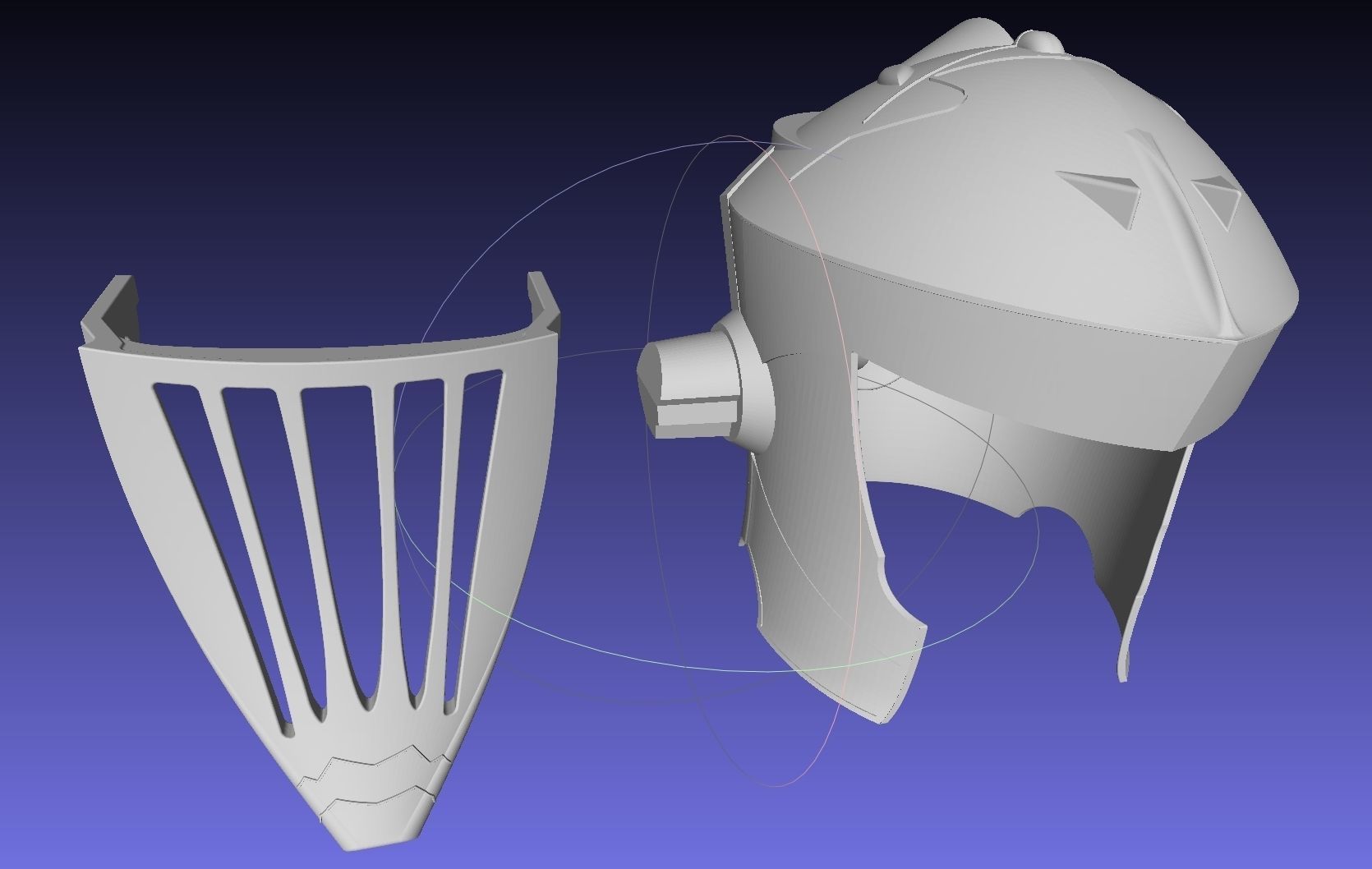 Goblin Slayer Printable Cosplay Helmet 3D print model_9