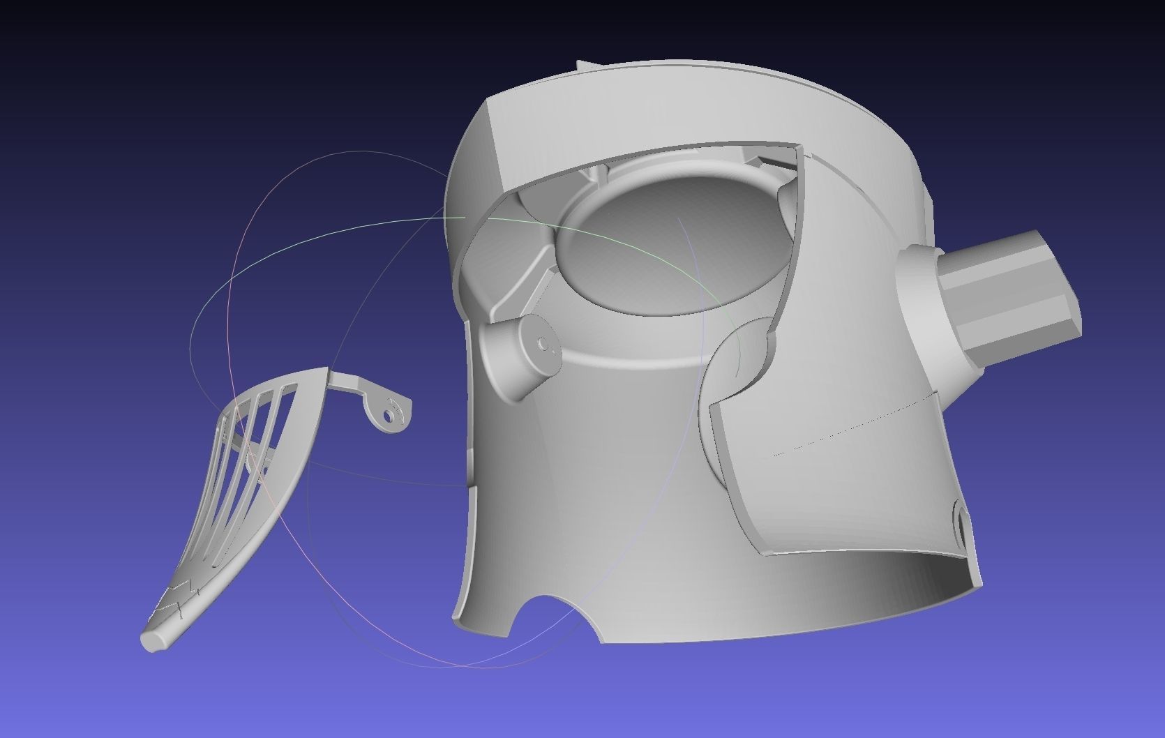 Goblin Slayer Printable Cosplay Helmet 3D print model_8