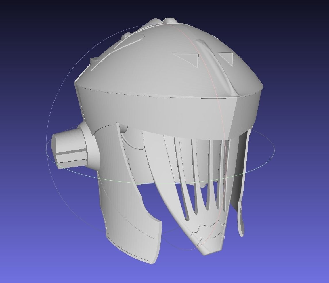 Goblin Slayer Printable Cosplay Helmet 3D print model_1
