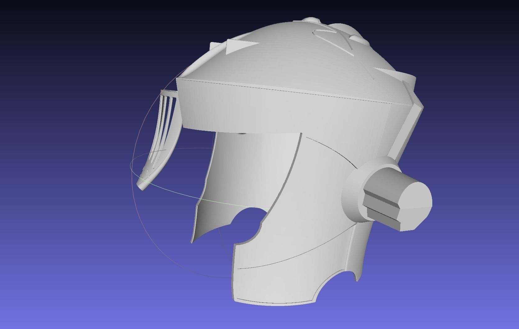 Goblin Slayer Printable Cosplay Helmet 3D print model_3