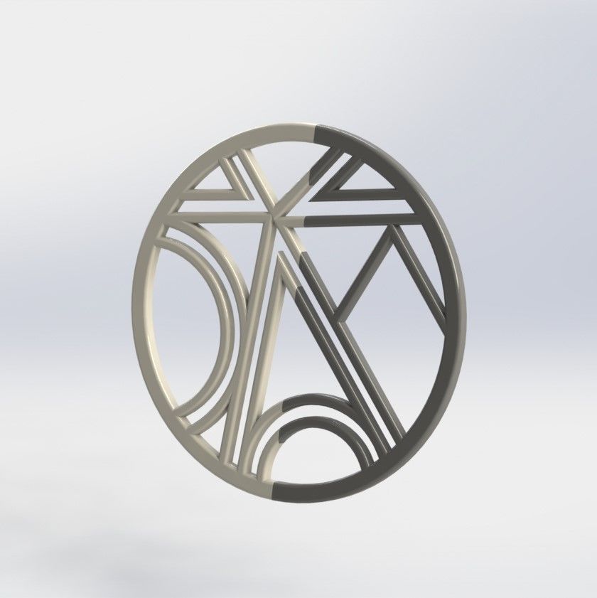GEOMETRICAL COASTERS 3D print model_3