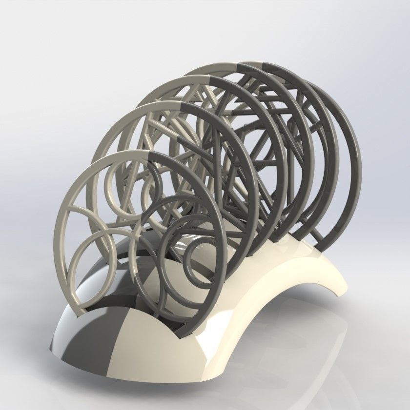 GEOMETRICAL COASTERS 3D print model_1