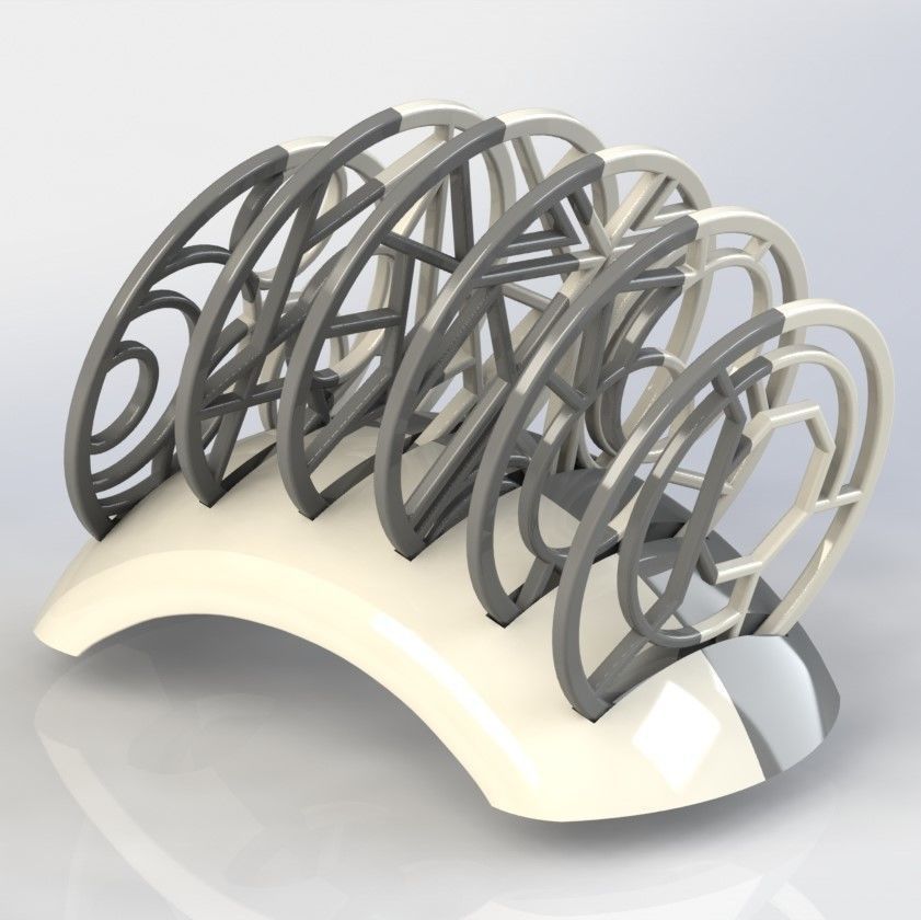 GEOMETRICAL COASTERS 3D print model_2