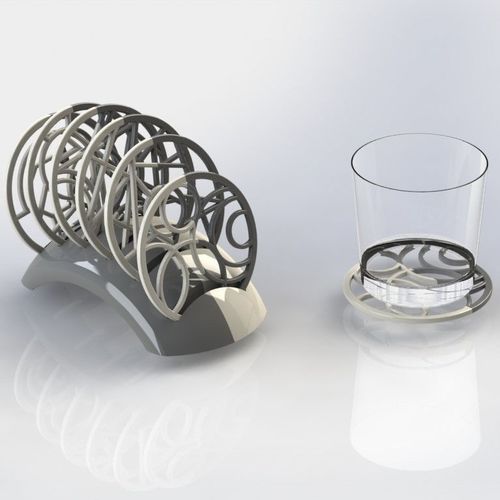 GEOMETRICAL COASTERS 3D print model