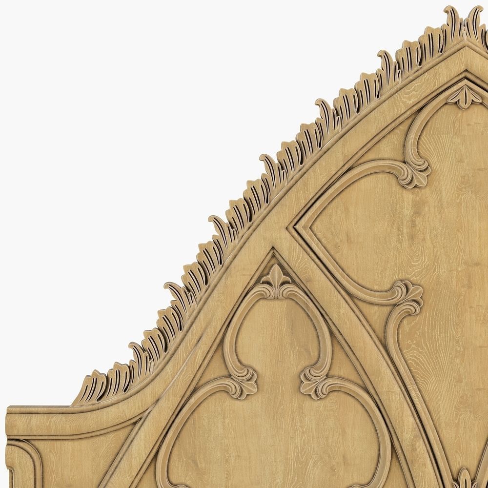 Gothic panel CNC 3D model_2
