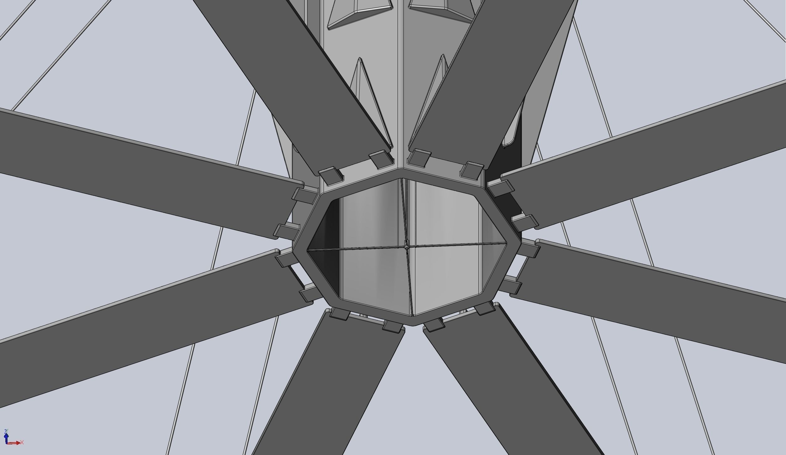 Basic Model Of A Rotating Space Habitat Concept 3D print model_8