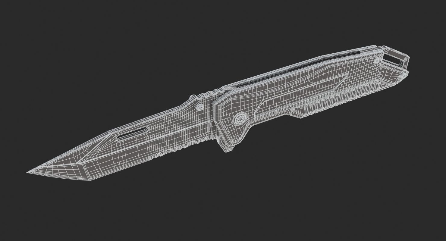 Tool Knife 3D model_9