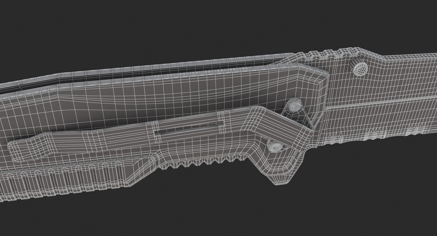 Tool Knife 3D model_11