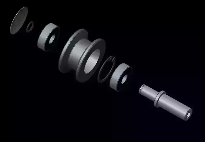 Roller Bearing Free 3D model