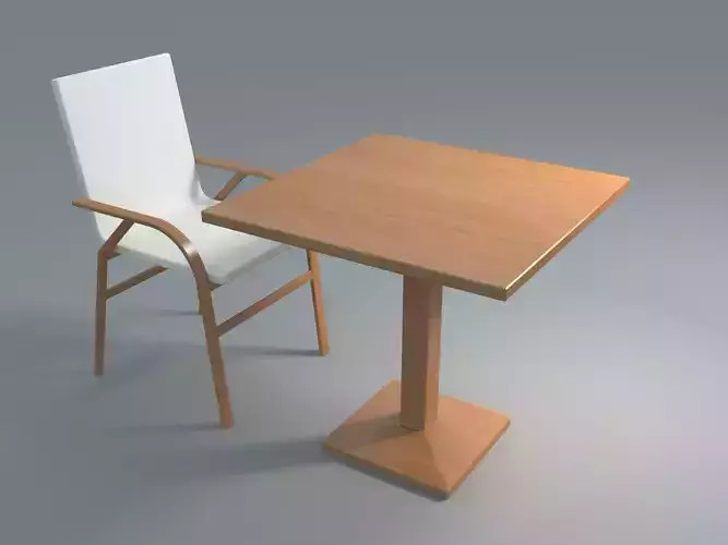 Cafe Table and Chair