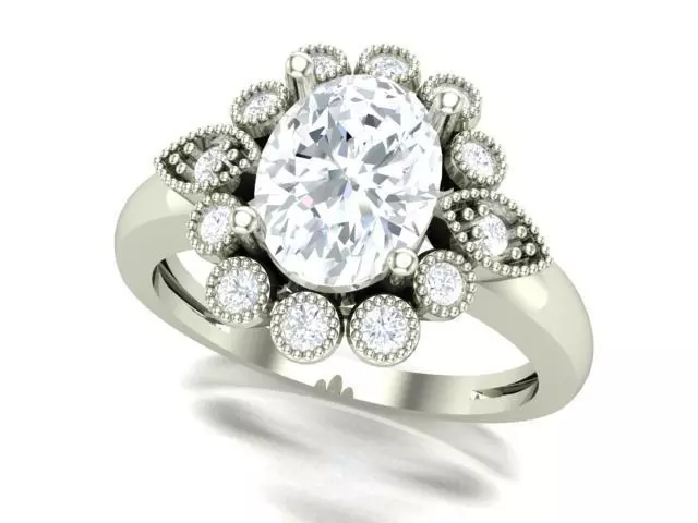 Engagement ring -152 3D print model_0