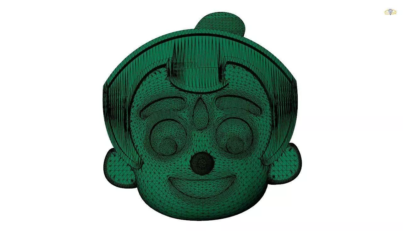 Bheem jigglypuff face mask 3D print model