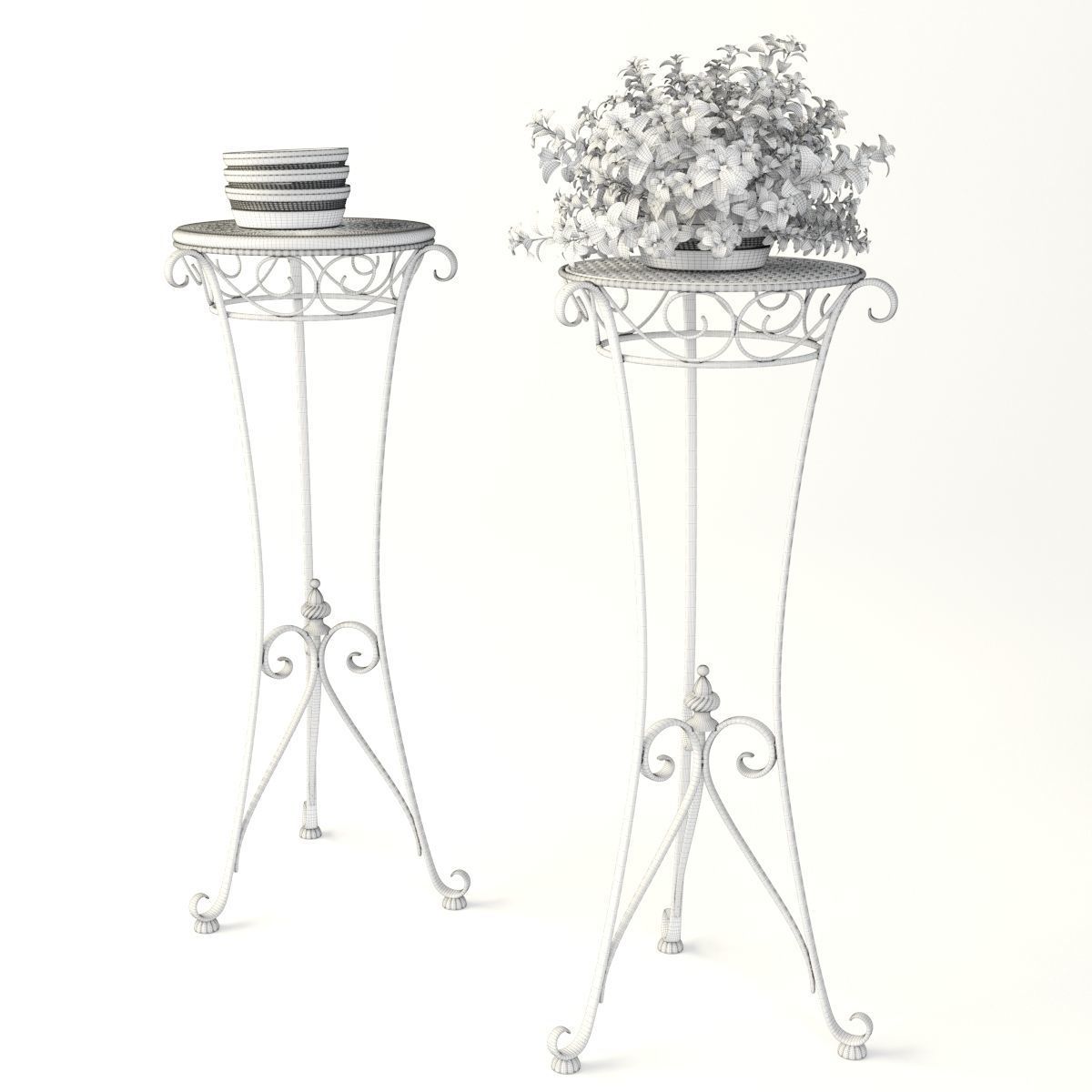 stand for flowers 3D model_5