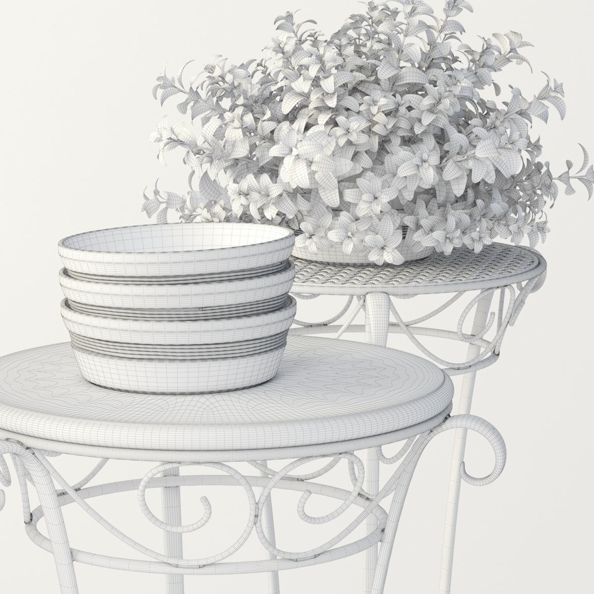 stand for flowers 3D model_7