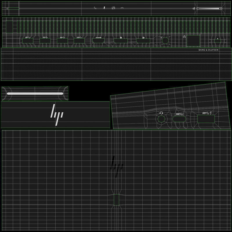 E3D - TOP TV  OLED 4K model 3D model_20